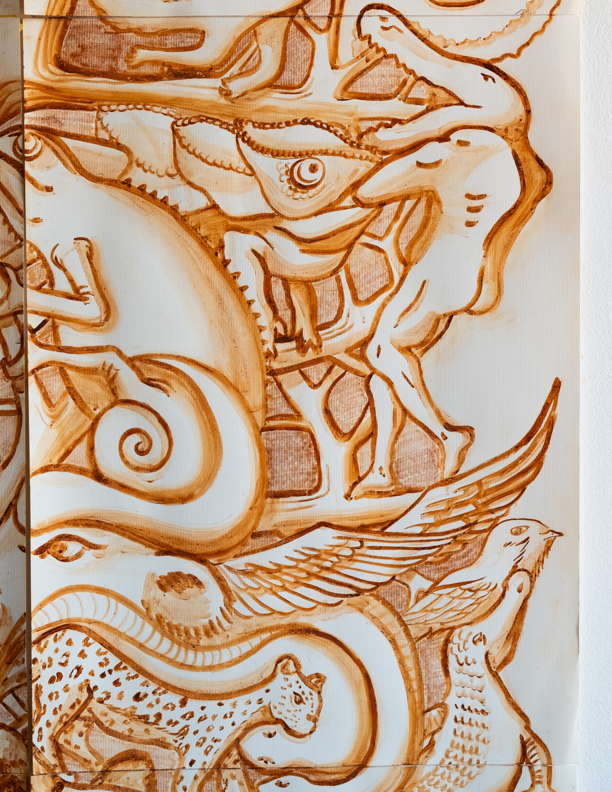 Totems terreux - l'arbre de paix